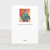 Paul Signac - Vrouw met parasol Kaart (Achterkant)