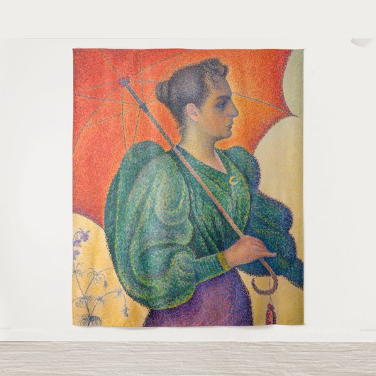 Paul Signac - Vrouw met parasol Wandkleed (Voorkant)