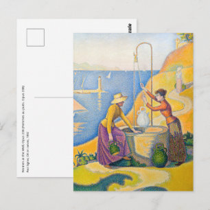 Paul Signac - Vrouwen bij de Waterput Briefkaart