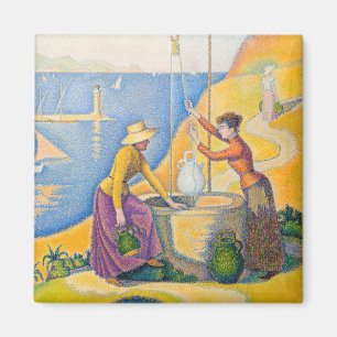 Paul Signac - Vrouwen bij de Waterput Magneet
