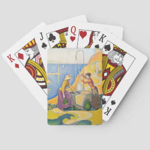 Paul Signac - Vrouwen bij de Waterput Pokerkaarten