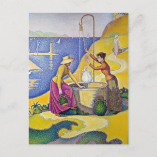 Paul Signac-Young Women of Provence at the Well Briefkaart