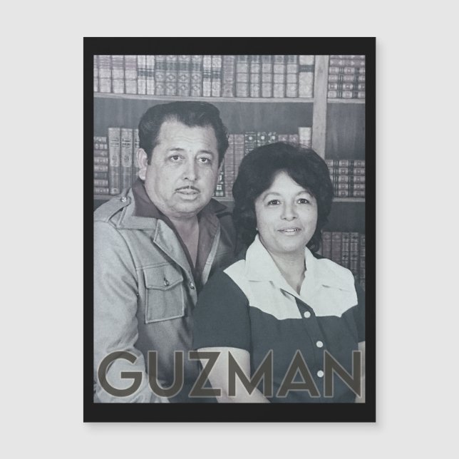 PAUL Sr. & MARGARET GUZMAN Magnet (Voorkant)
