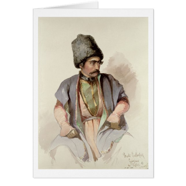 Paul - un géorgien de Tiflis, 1852 (Devant)