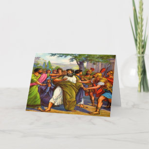 Paul va en prison Carte de voeux