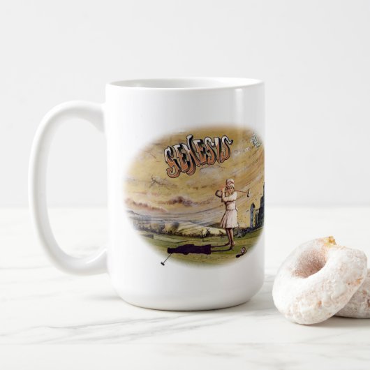 Paul Whitehead Genesis Coffee Mok Nursery Cryme (Met donut)
