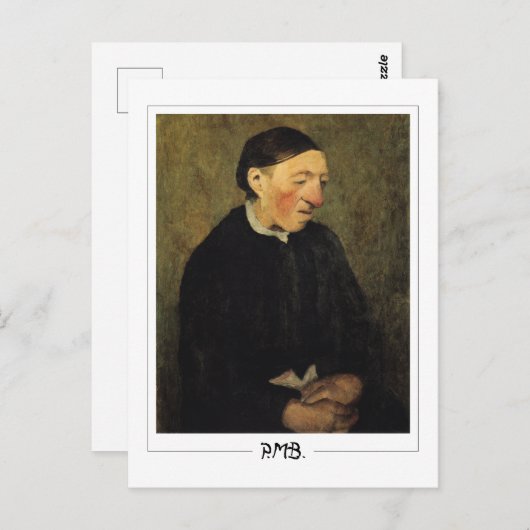 Paula Modersohn-Becker #174 - Fijne Kunst Briefkaart (Voorkant / Achterkant)