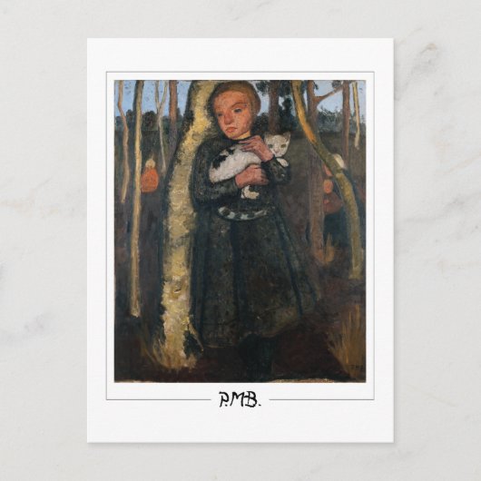 Paula Modersohn-Becker #4 - Fijne Kunst Briefkaart (Voorkant)