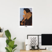 Paula Modersohn-Becker Affiche d'art Zedign #150 (Bureau à domicile)