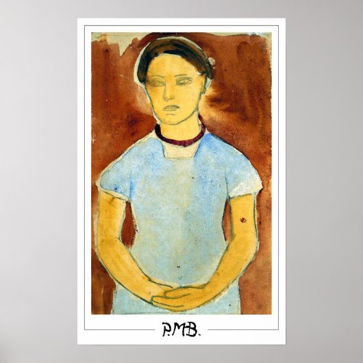 Paula Modersohn-Becker Poster d'art Zedign #108 (Devant)