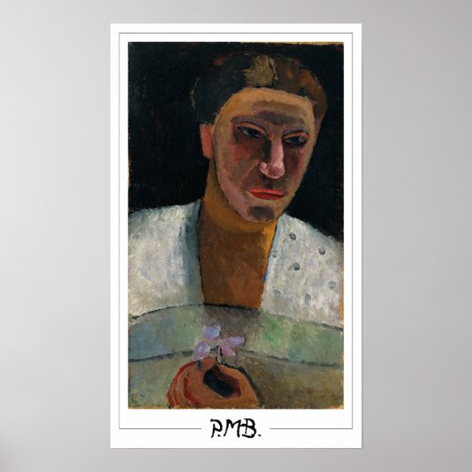 Paula Modersohn-Becker Poster d'art Zedign #12 (Devant)