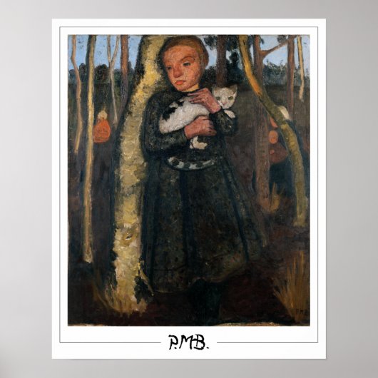 Paula Modersohn-Becker Poster d'art Zedign #4 (Devant)