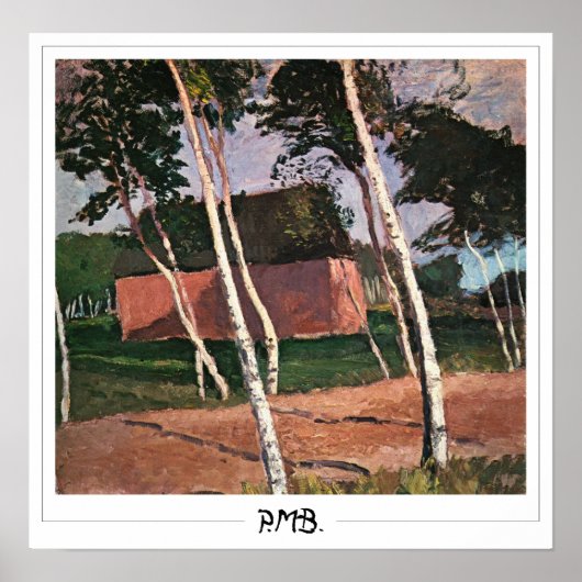 Paula Modersohn-Becker Poster d'art Zedign #88 (Devant)