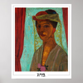 Paula Modersohn-Becker Zedign Art Poster #10