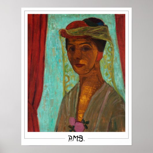 Paula Modersohn-Becker Zedign Art Poster #10 (Voorkant)