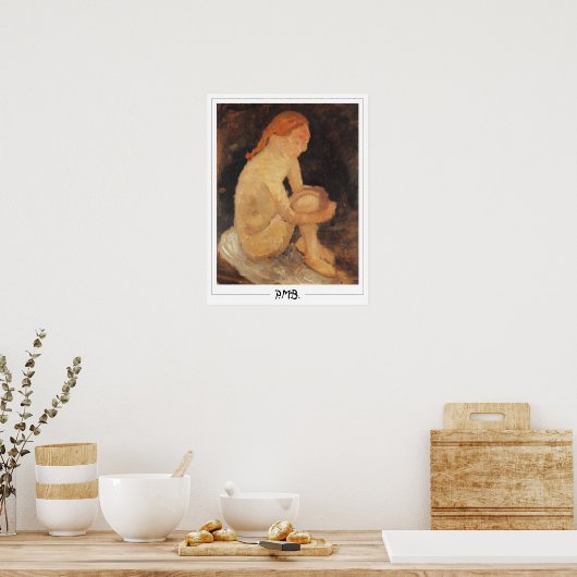 Paula Modersohn-Becker Zedign Art Poster #161 (Keuken)