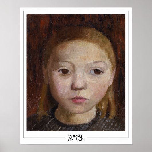 Paula Modersohn-Becker Zedign Art Poster #2 (Voorkant)