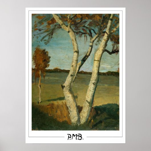 Paula Modersohn-Becker Zedign Art Poster #3 (Voorkant)