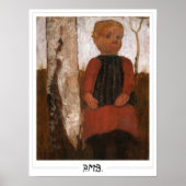 Paula Modersohn-Becker Zedign Art Poster #7 (Voorkant)