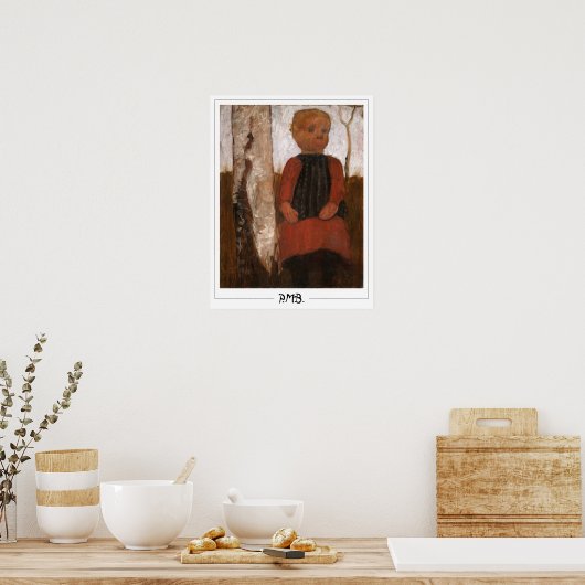 Paula Modersohn-Becker Zedign Art Poster #7 (Keuken)
