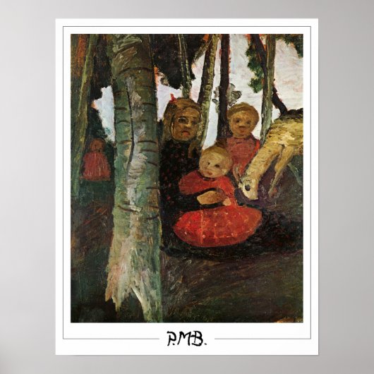 Paula Modersohn-Becker Zedign Art Poster #75 (Voorkant)