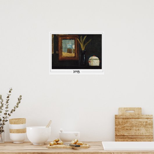Paula Modersohn-Becker Zedign Art Poster #93 (Keuken)