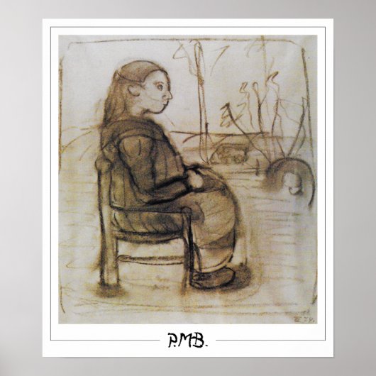 Paula Modersohn-Becker Zedign Kunstposter #105 Poster (Voorkant)