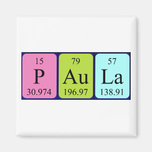 Paula periodieke tabelnaam magneet