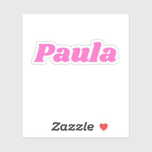 Paula Sticker (Vel)