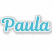 Paula Sticker (Voorkant)