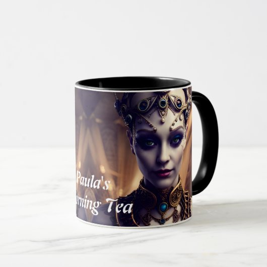 Paula's Morning Tea Gepersonaliseerd  Mok (Voorkant rechts)