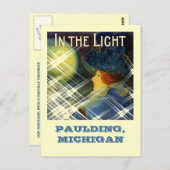 PAULDING GHOST LIGHT ~VROUW IN HET LICHT BRIEFKAAR BRIEFKAART (Voorkant / Achterkant)