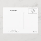 Paulina Lake Briefkaart (Achterkant)