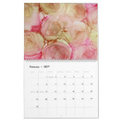 Pauline Benjes Alcool Ink Calendrier Art (Feb 2027)