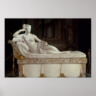 Pauline Bonaparte as Venus Triumphant, c.1805-08 Poster