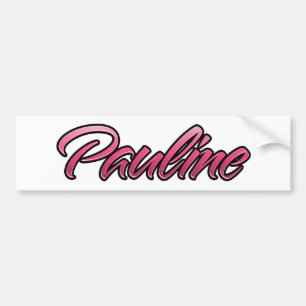 Pauline faded Aufkleber-Sticker Bumpersticker