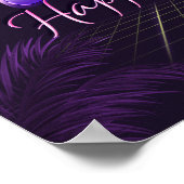 Pauline Nom Vorname lila retro Poster Geburtstag (Coin)