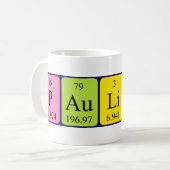 Paulino periodieke lijstnaam mok (Voorkant links)