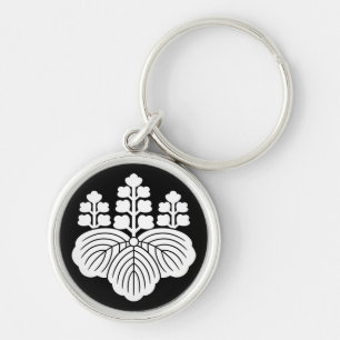 Paulownia met 5-7 bloemen sleutelhanger