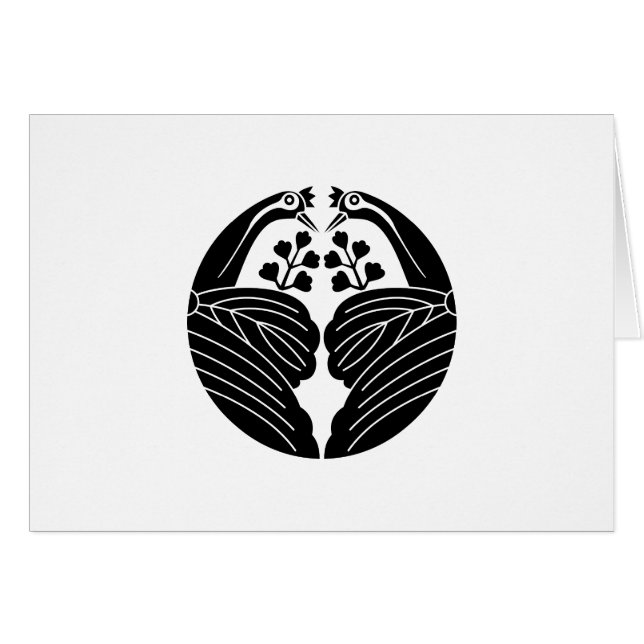 paulownias en forme de grue (Devant horizontal)