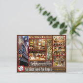 Paul's Pipe Museum Briefkaart (Staand voorkant)