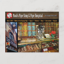 Paul's Pipe Shop Postcard Briefkaart