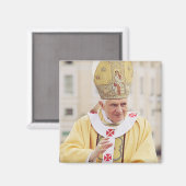 Paus Benedict XVI T-Shirt Magneet (Voorkant / Achterkant)
