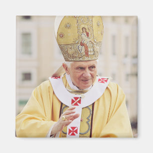 Paus Benedict XVI T-Shirt Magneet