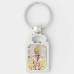 Paus Benedictus XVI de leraar van de waarheid Sleutelhanger