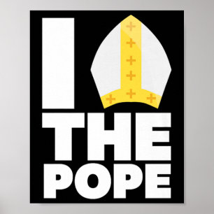 Paus Franciscus De Paus Is Homeboy T-shirt  Poster