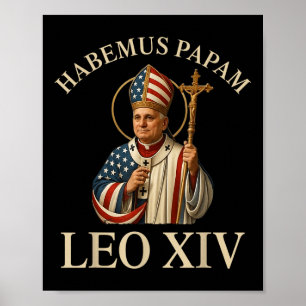 Paus Habemus Papam 2025 - Vaticaan Leo XIV Poster