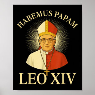 Paus Habemus Papam 2025 - Vaticaan Leo XIV Poster