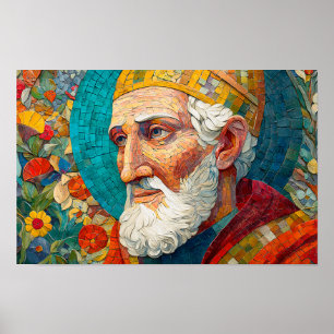 Paus Heilige Damasus I: Herder van Heilige Woorden Poster