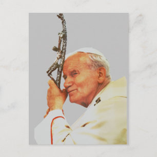 Paus Heilige Johannes Paulus II Ansichtkaart Briefkaart